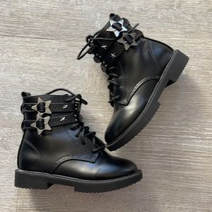 Toddler girls black boots us 10